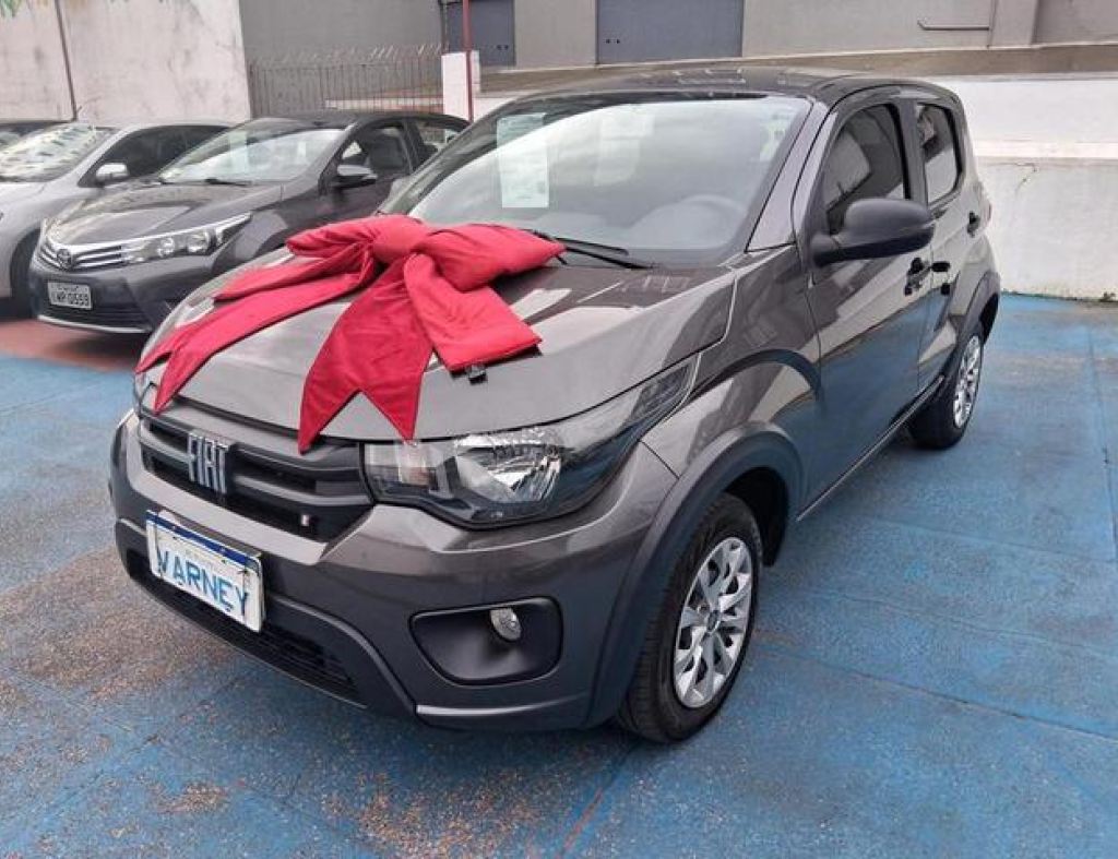 Fiat / Mobi Like 1.0 4 Portas ,Cinza Metalico,Modelo 2025 imagem 3